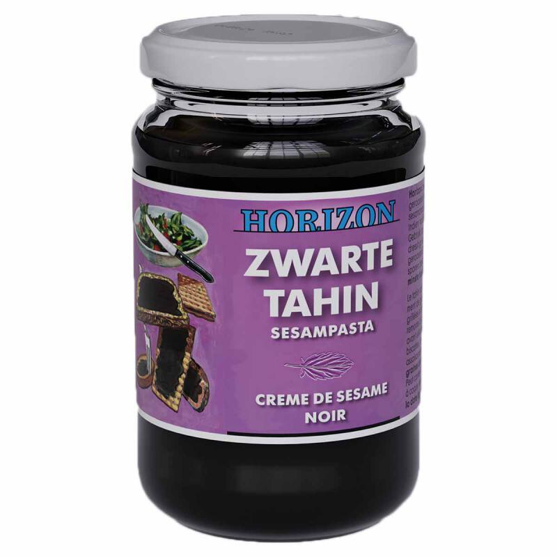 Zwarte tahin van Horizon, 6 x 350 g